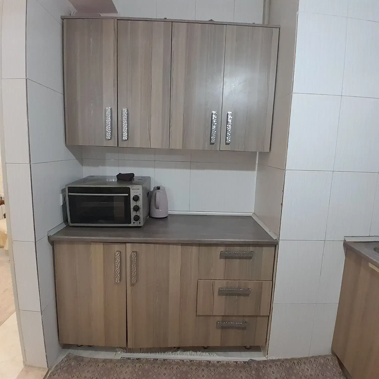 کابینت ام دی اف با هود|کتابخانه، شلف، قفسه‌های دیواری|زنجان, |دیوار