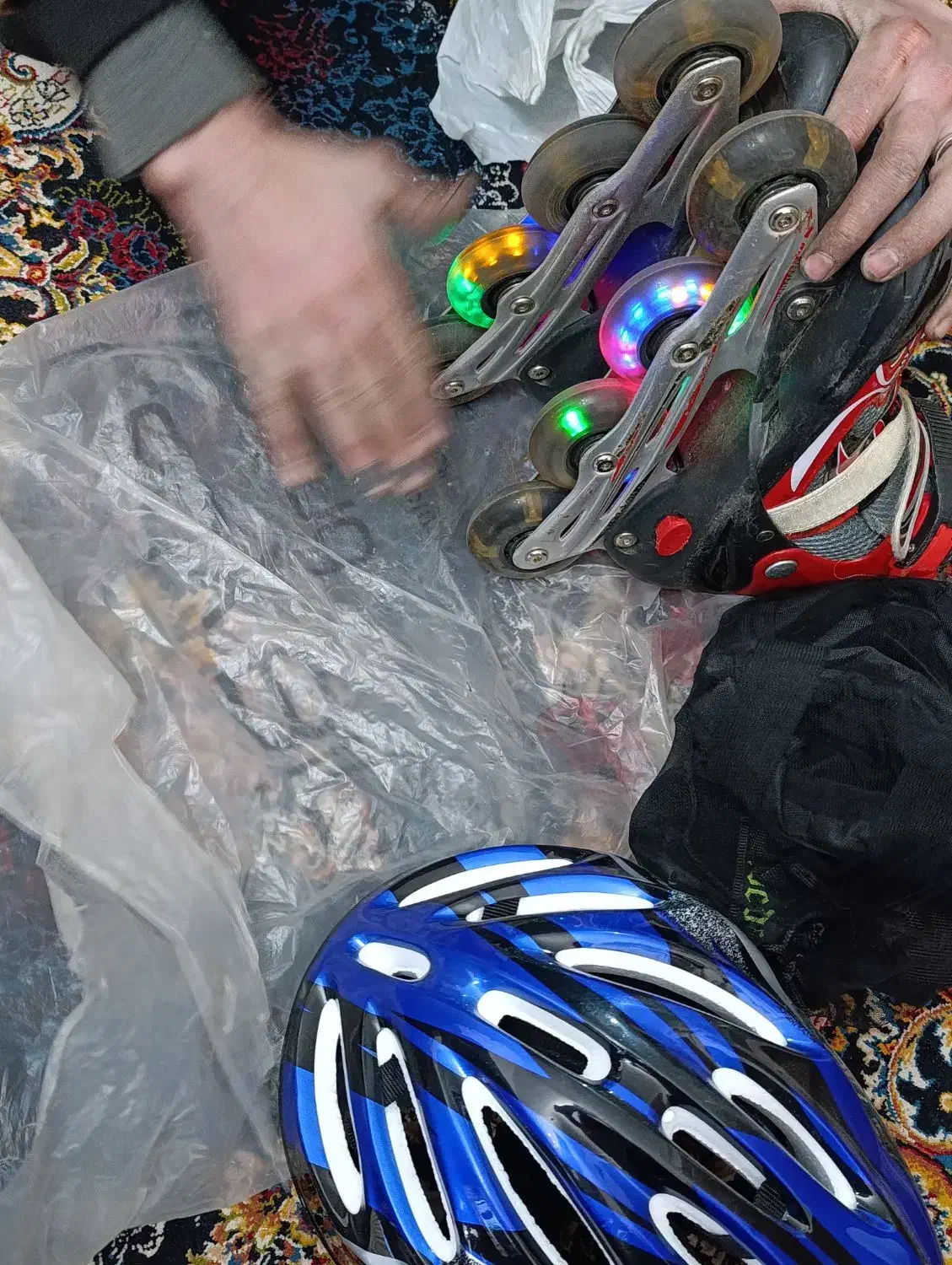 اسکیت چراغ دار|دوچرخه، اسکیت، اسکوتر|سهند, |دیوار