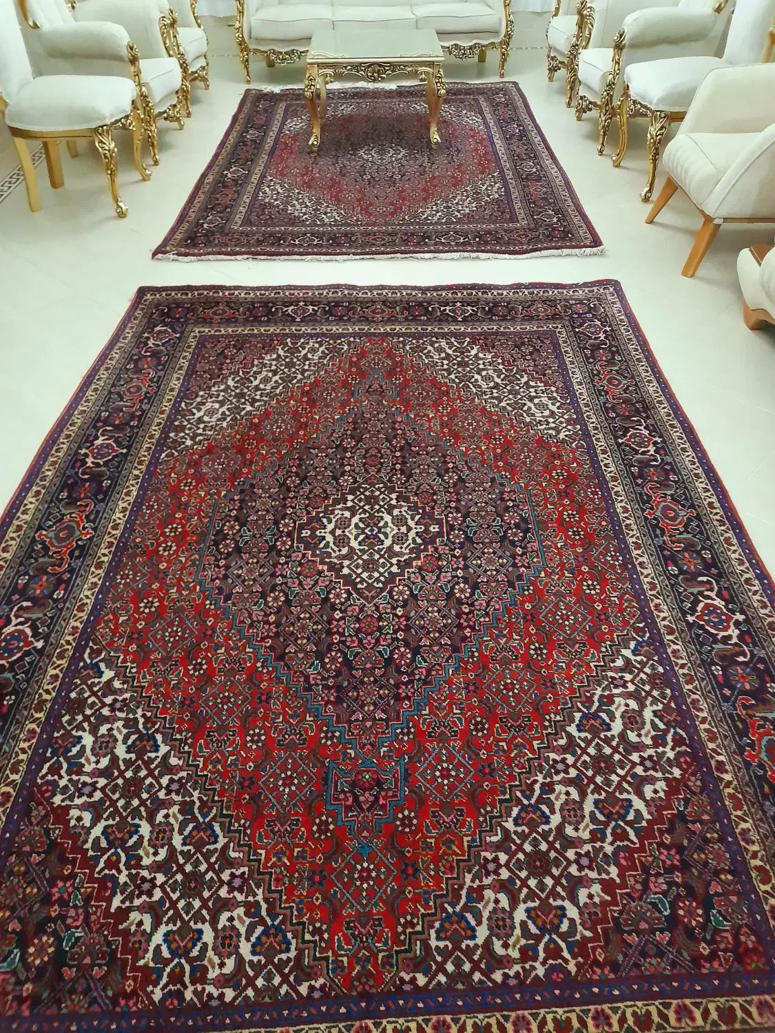 یک جفت فرش دستبافت ۶ متری|فرش|میانه, |دیوار