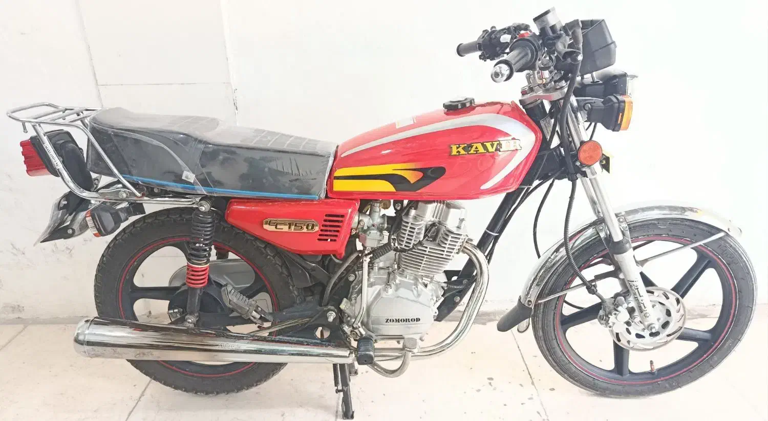 فروش موتورسیکلت۱۲۵هیرمن مدل۸۸ پلاک ملی مدارک تکمیل|موتورسیکلت|چاه ورز, |دیوار