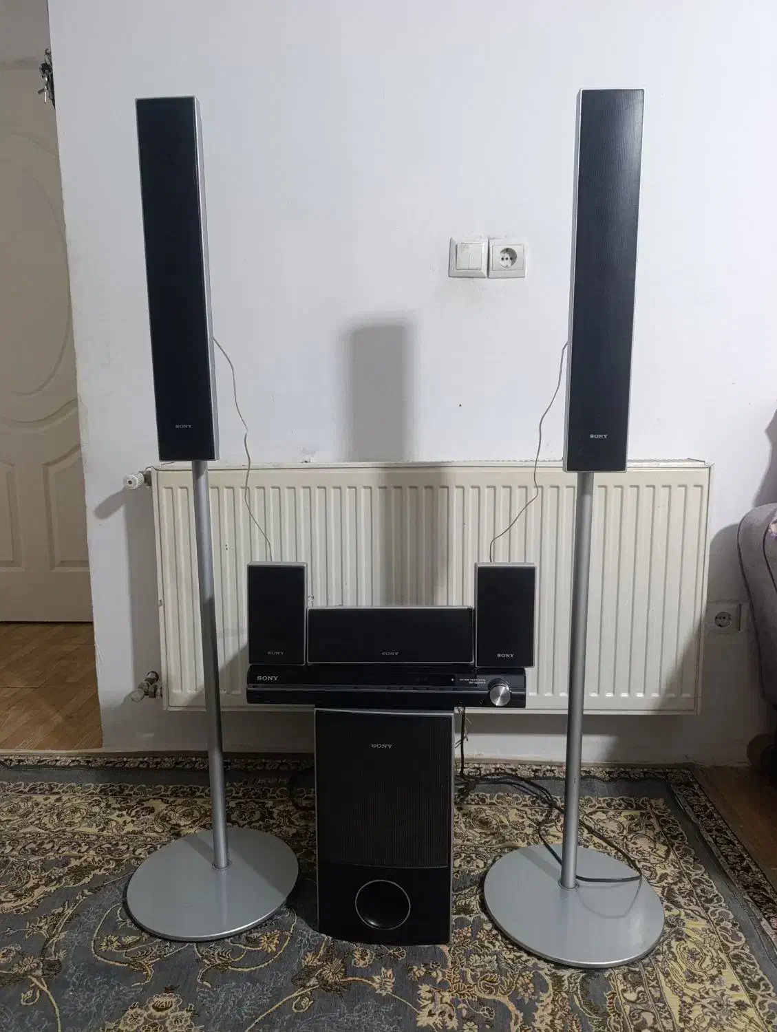 سینما خانگی سونی ژاپن  ۸ تیکه aux خور|سیستم صوتی خانگی|همدان, |دیوار