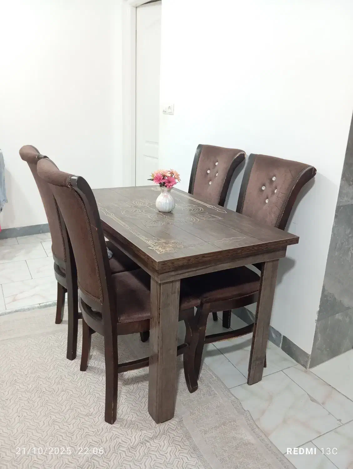 میز ناهارخوری|میز و صندلی غذاخوری|لاهیجان, بوجایه|دیوار