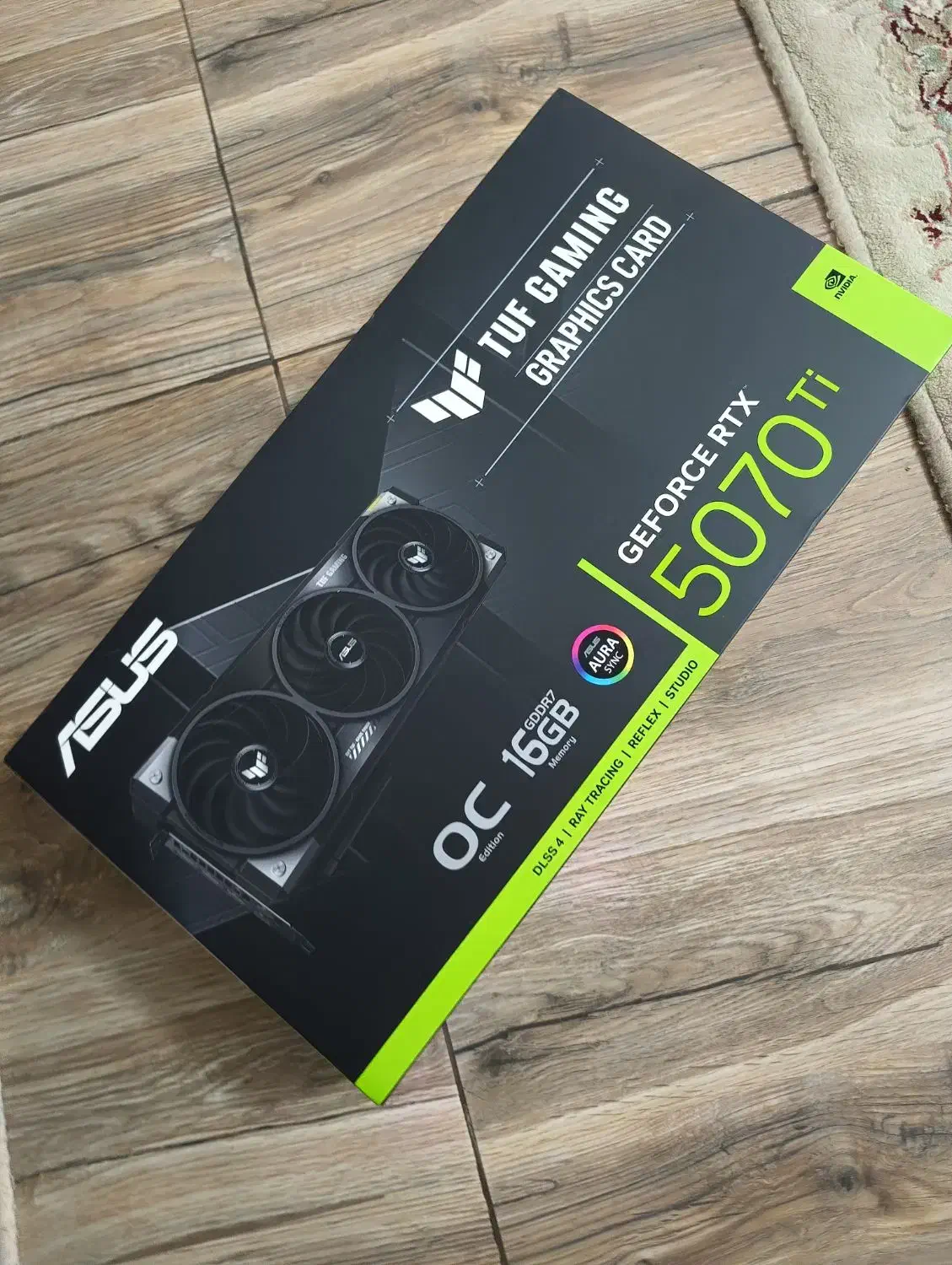 کارت گرافیک 5070ti asus tuf 16g اکبند پلمپ|قطعات و لوازم جانبی رایانه|کرمانشاه, |دیوار