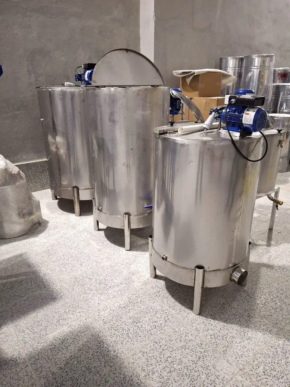 دیگ پاتیل شیر جوش داغ گرم کن 300 پروسس تانک|فروشگاه و مغازه|سمنان, |دیوار