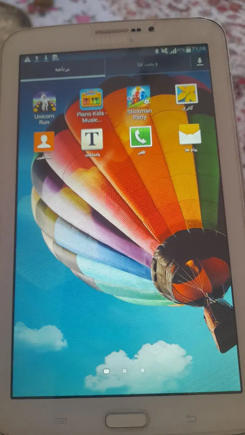 تبلت سامسونگ تب ۳ کاملا سالم سیم کارت خور|تبلت|همدان, |دیوار