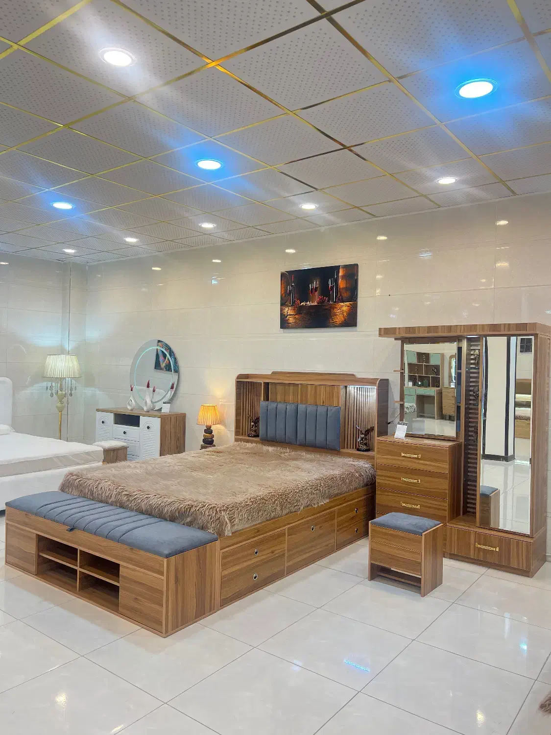 سرویس خواب آرتین - سرای شاهکار|تخت و سرویس خواب|یزد, |دیوار