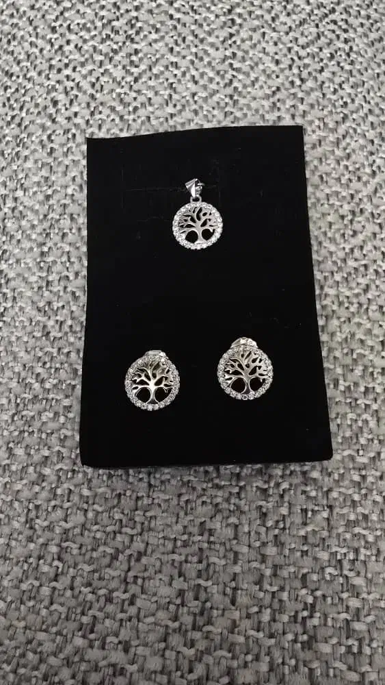 نیم ست تمام نقره شیک قیمت مناسب|جواهرات|لنگرود, |دیوار