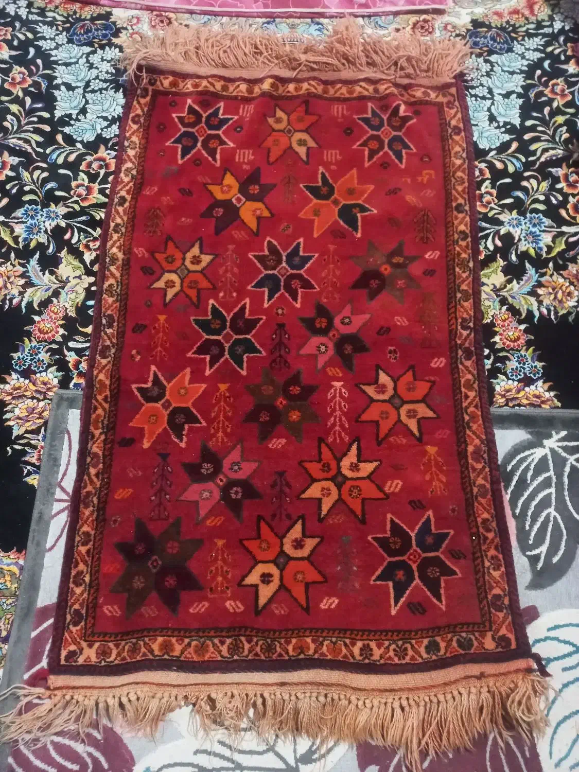 قالیچه|گلیم، جاجیم، گبه|قوچان, |دیوار