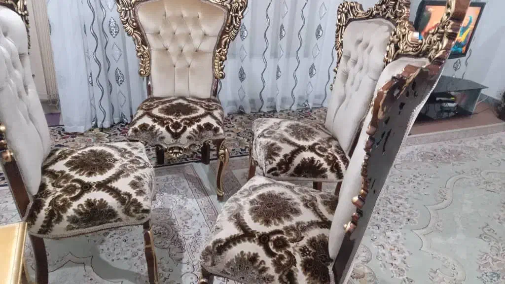 میز ناهار خوری چهار نفره|میز و صندلی غذاخوری|ایوان, |دیوار