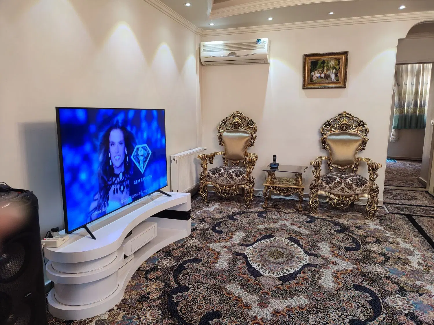 مبل سلطنتی ۹ نفره به اضافه ۲ میزبان|مبلمان خانگی و میز عسلی|تهران, خانی آباد نو جنوبی|دیوار