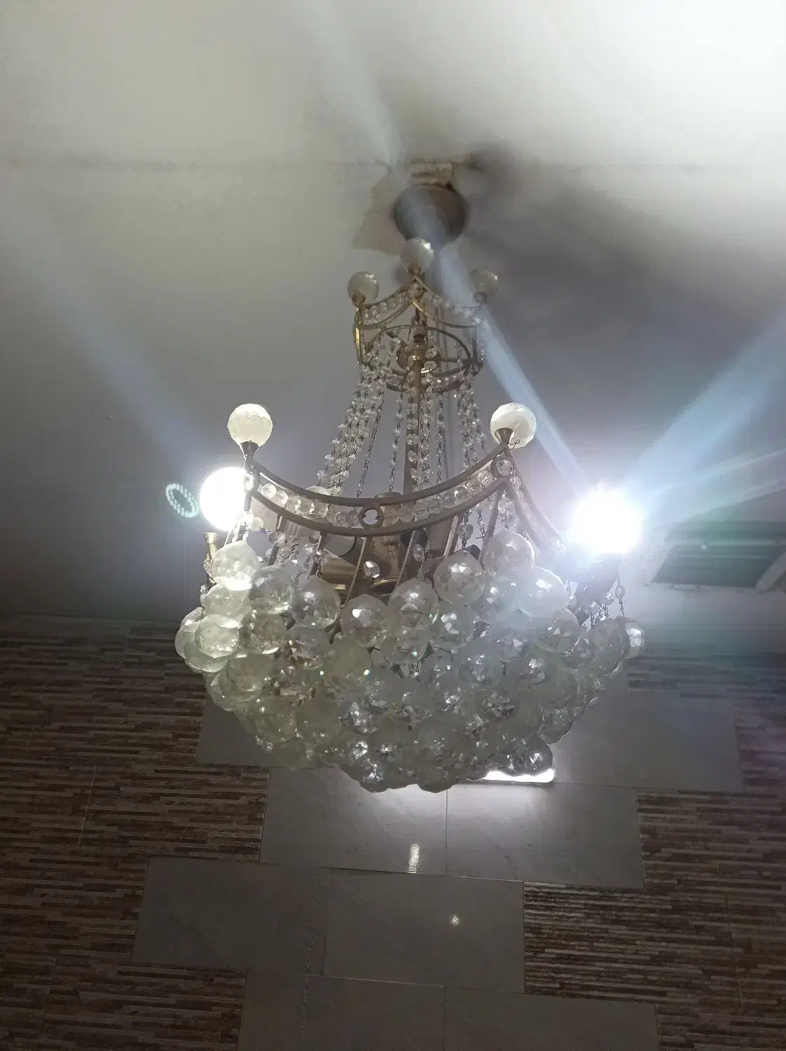 لوستر کریستالی|لوستر و چراغ آویز|فردیس, سرحد آباد|دیوار