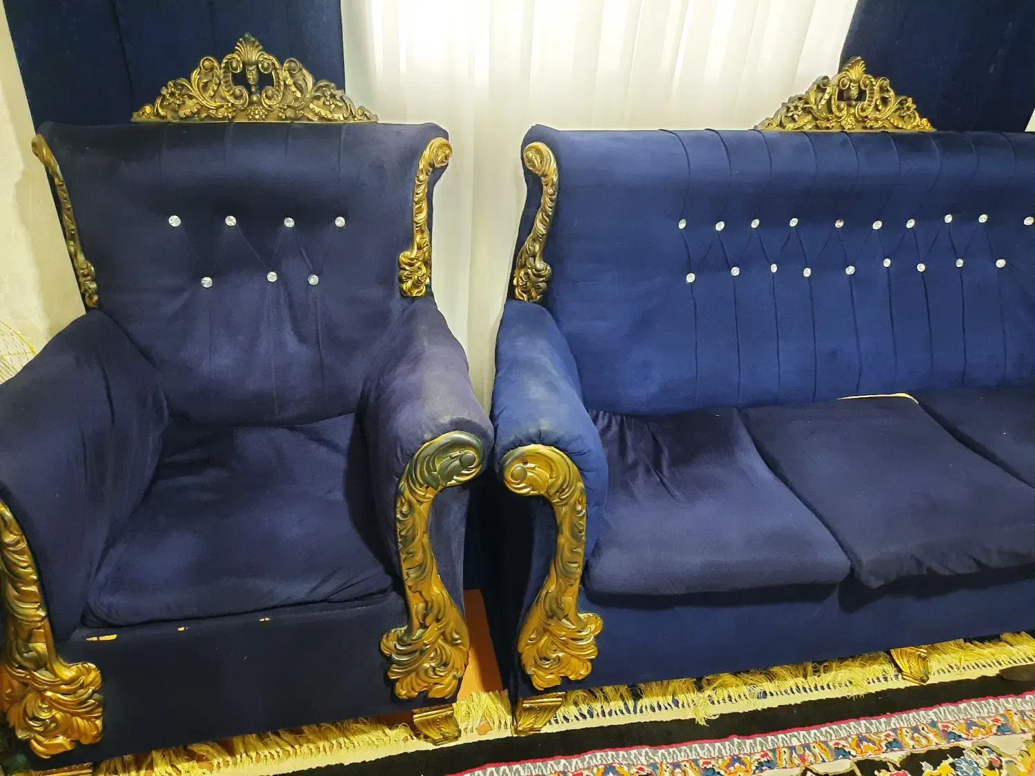 مبل نیازبه تعمیر|مبلمان خانگی و میز عسلی|رودبنه, |دیوار