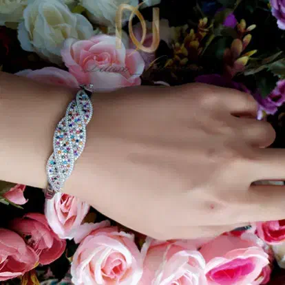 دستبند نقره ایتالیایی مدل پرنس|جواهرات|اردبیل, |دیوار