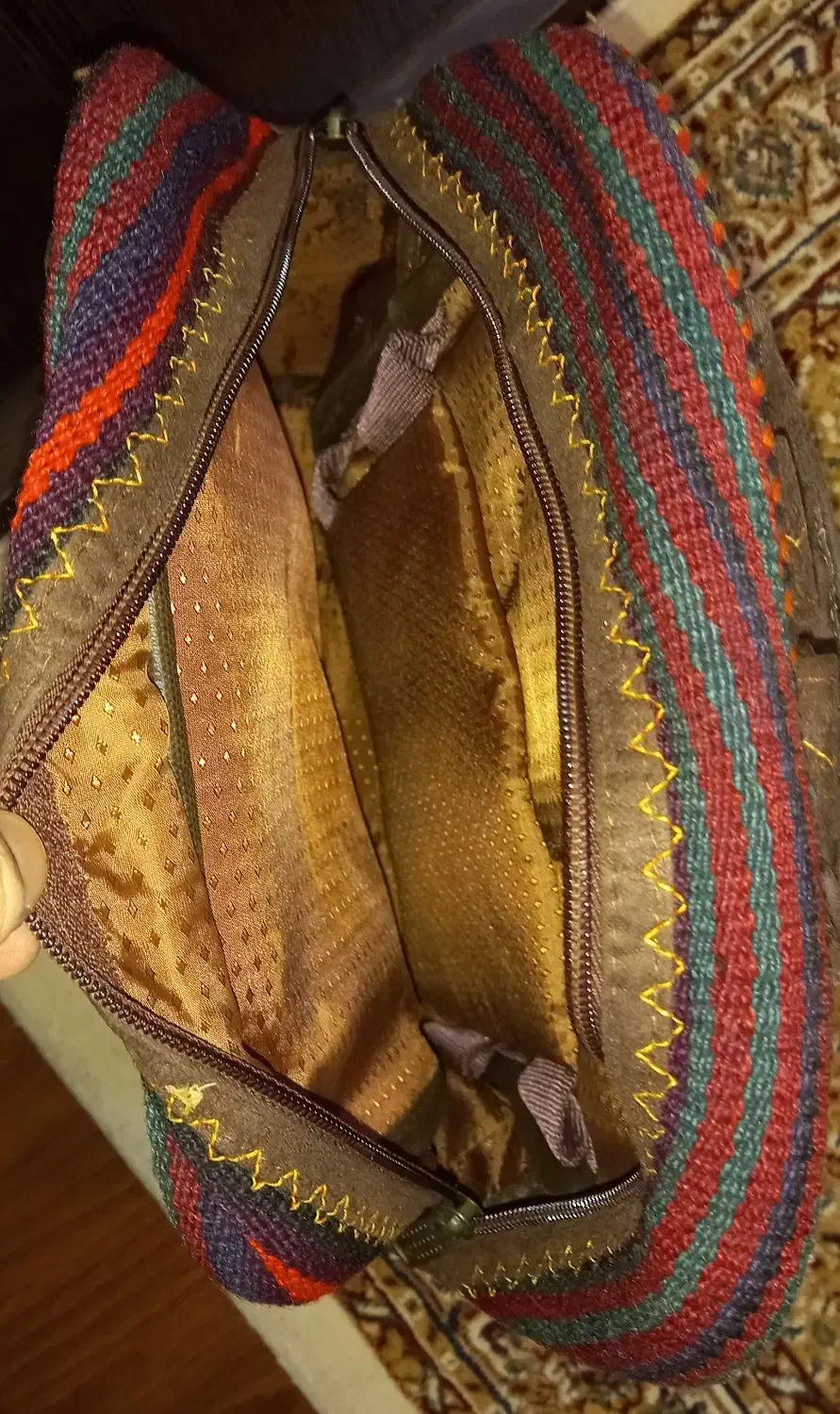 کوله طرح گلیم مغان|کیف، کفش، کمربند|تهران, امامت|دیوار