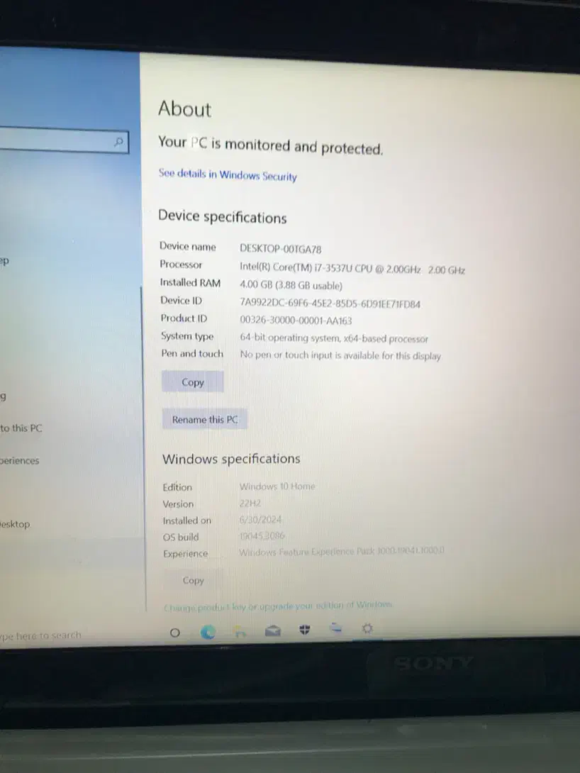 لپ تاپ سونی|رایانه همراه|قزوین, |دیوار