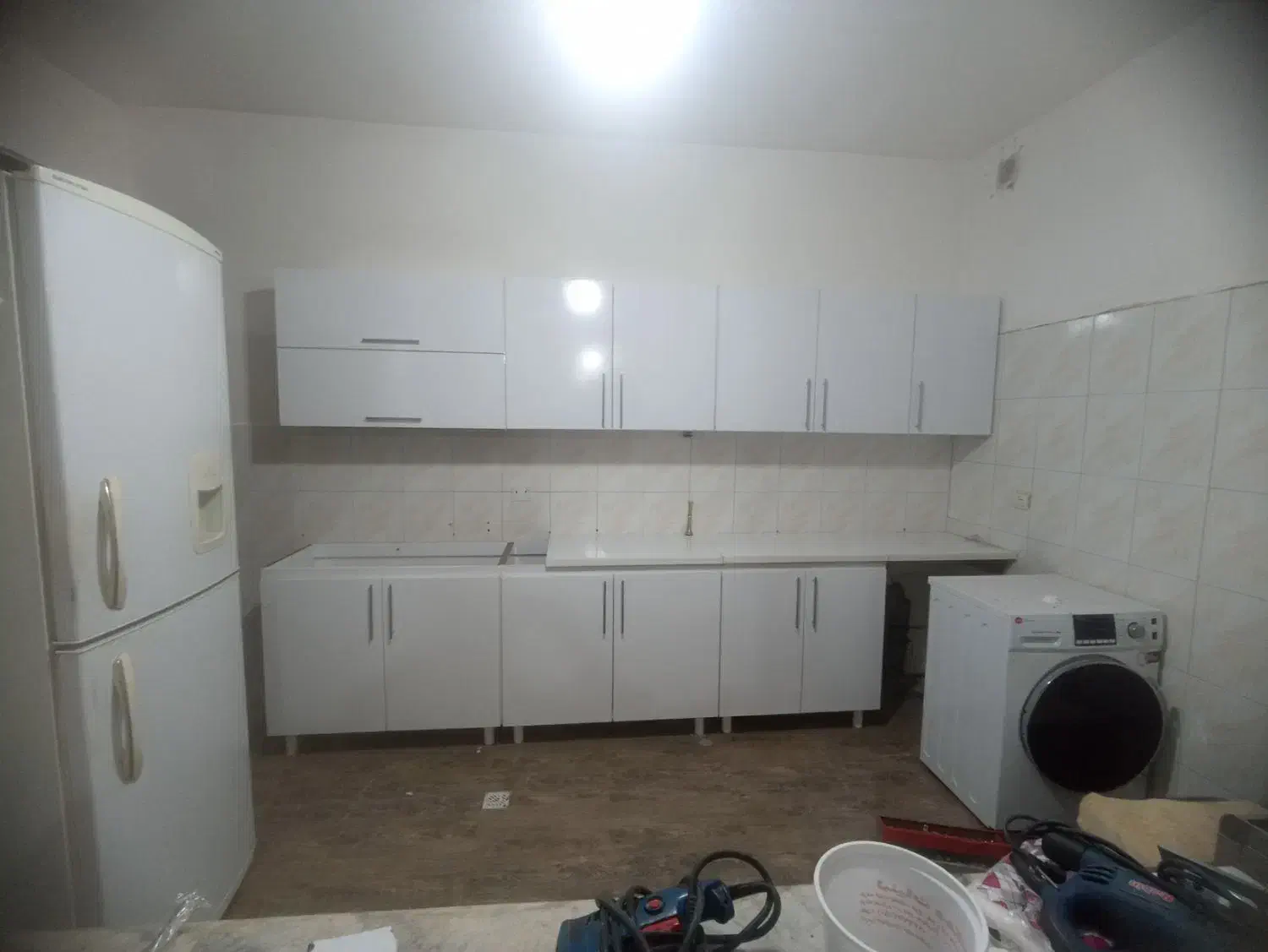 کابینت ملامینه پیش ساخته فقط 12میلیون زیر قیمت|مصالح و تجهیزات ساختمان|تایباد, |دیوار