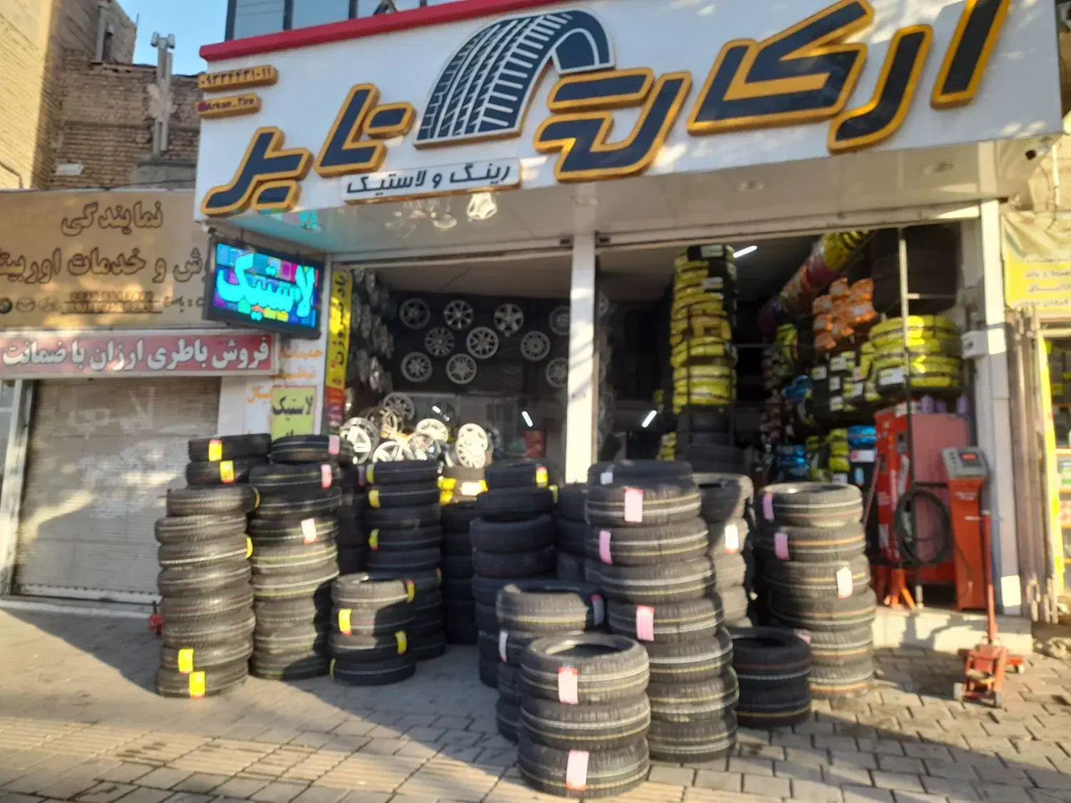 رینگ ولاستیک، دولتی، چینی، ایرانی،      لاستیک چکی|قطعات یدکی و لوازم جانبی|همدان, |دیوار