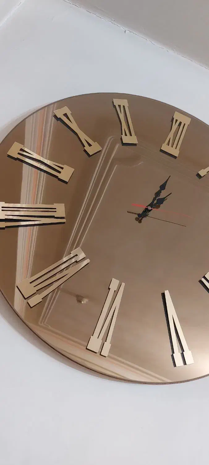 ساعت آینه ای|ساعت دیواری و تزئینی|تبریز, |دیوار