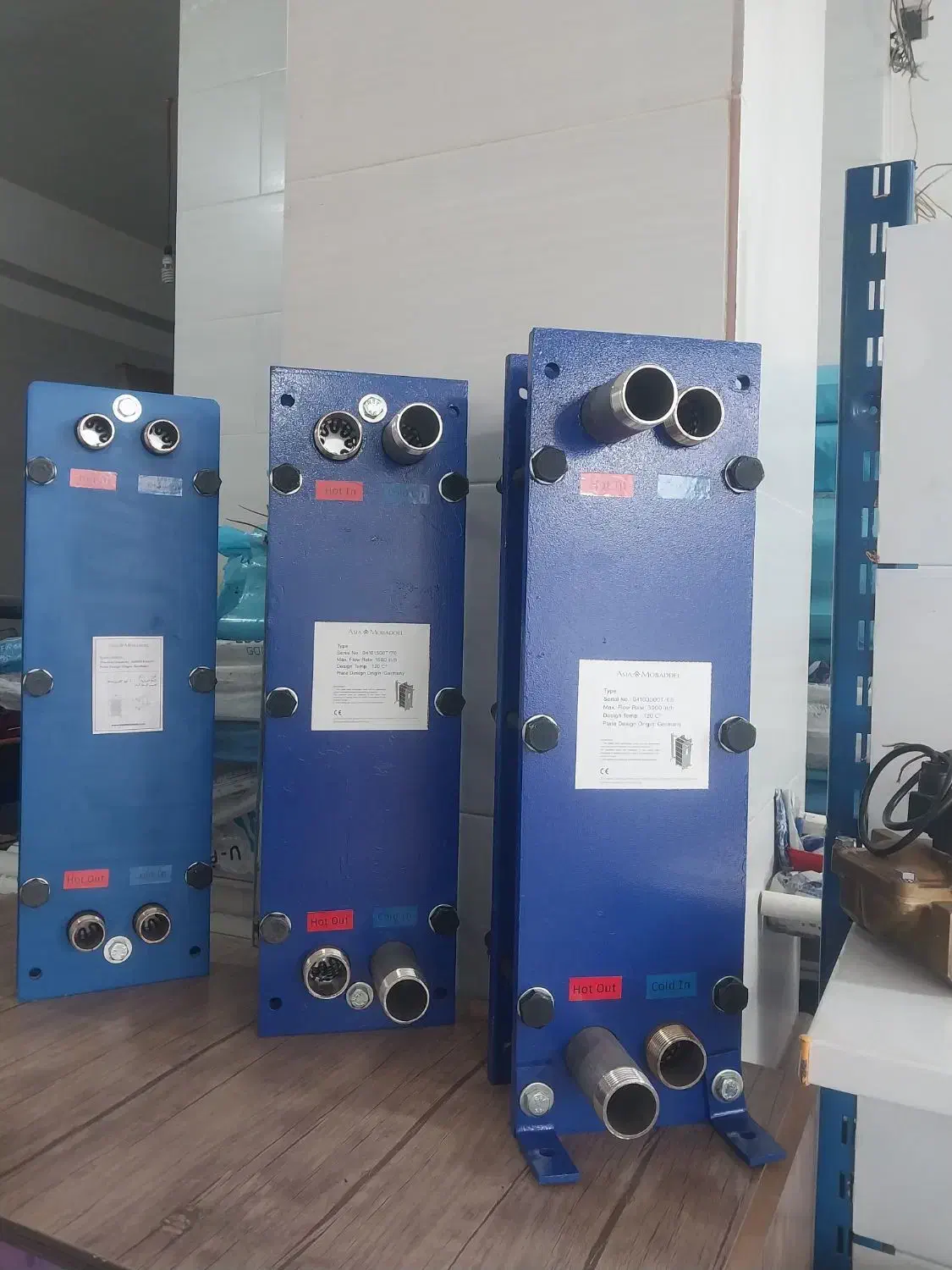 مبدل صفحه ای|آبگرمکن، پکیج، شوفاژ|باسمنج, |دیوار