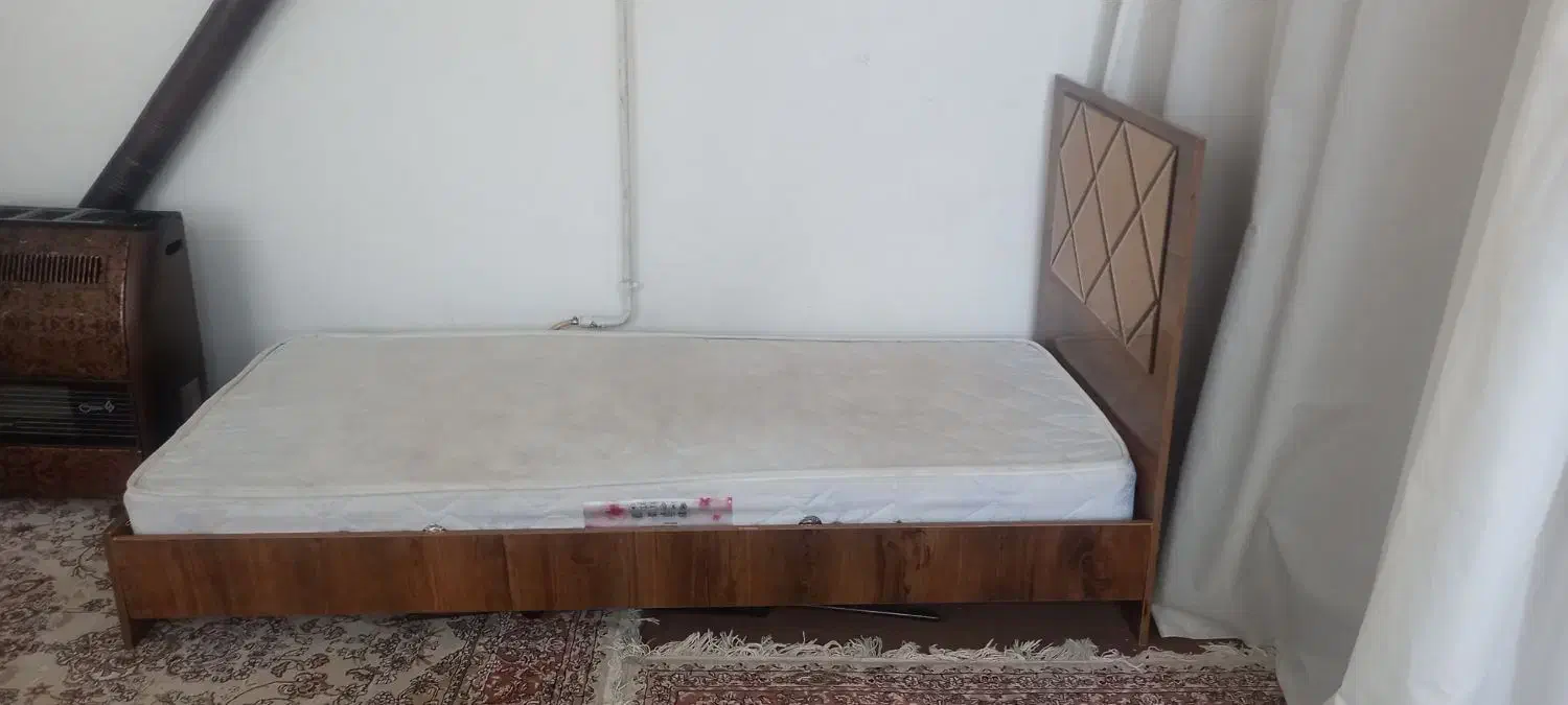 تخت خواب تک نفره|تخت و سرویس خواب|روانسر, |دیوار