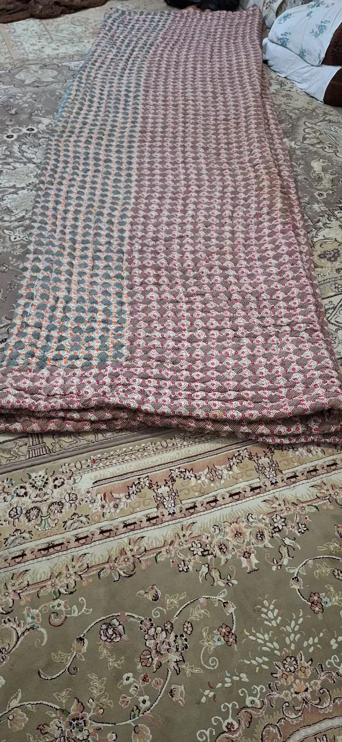 لحاف کرسی پشمی|رختخواب، بالش، پتو|قزوین, |دیوار