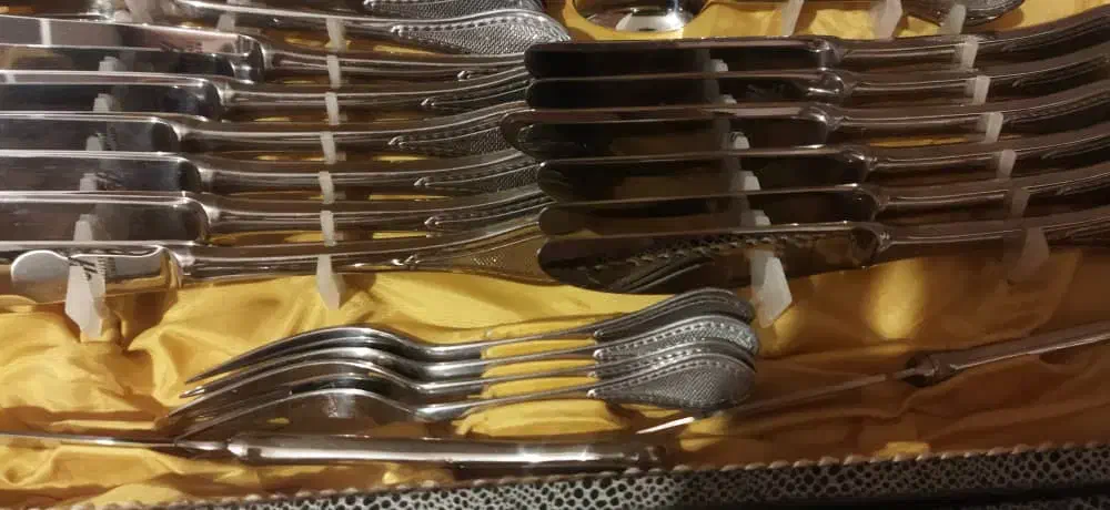 سرویس قاشق چنگال زولینگن اصل المان برند حک شده|ظروف سرو و پذیرایی|کرج, ندامتگاه کرج (قزلحصار)|دیوار