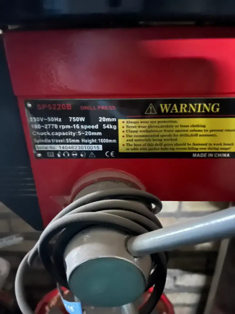 دریل ستونی درجه۱ نو نو|ابزارآلات|اهواز, فاز ۱ پادادشهر|دیوار