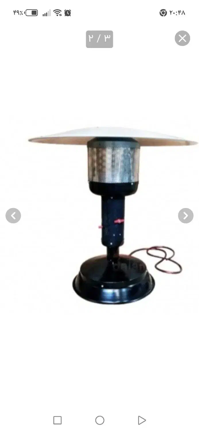 هیتر قارچی رومیزی|بخاری، هیتر، شومینه|جهرم, |دیوار