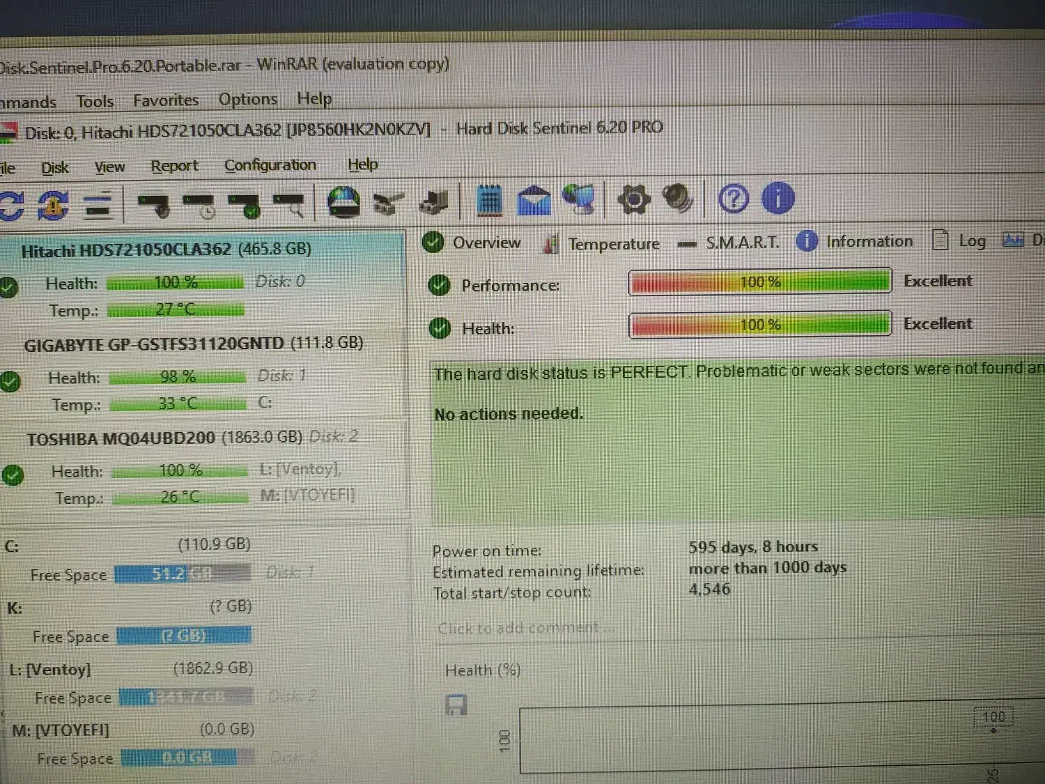 هارد دیسک اینترنالHitachi کامپیوتر دوربین مداربسته|قطعات و لوازم جانبی رایانه|بندرعباس, |دیوار