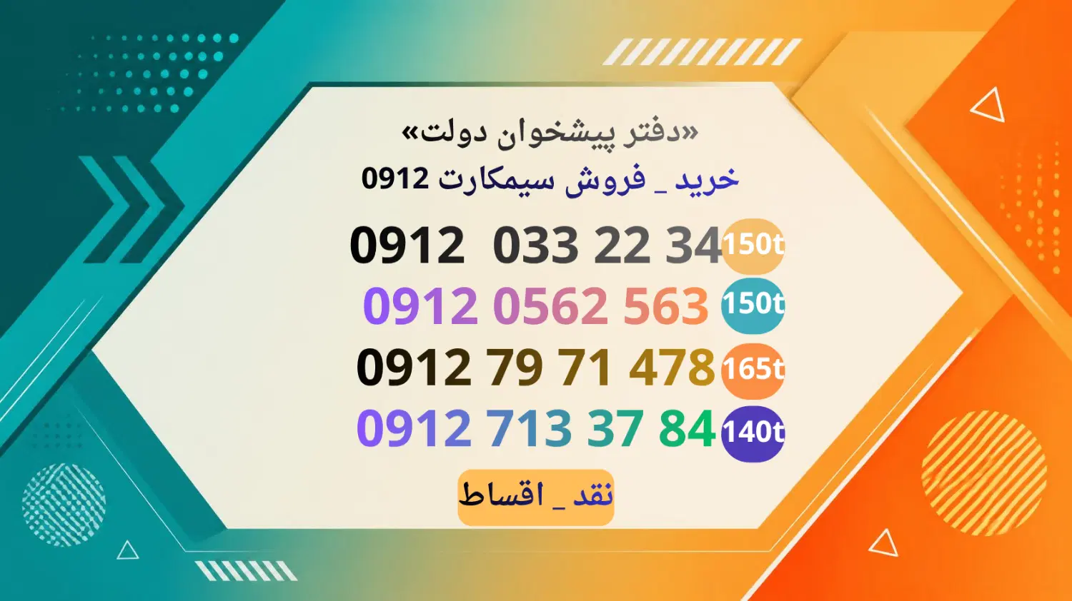 0912.033.22.34|سیم‌کارت|فردیس, سرحد آباد|دیوار