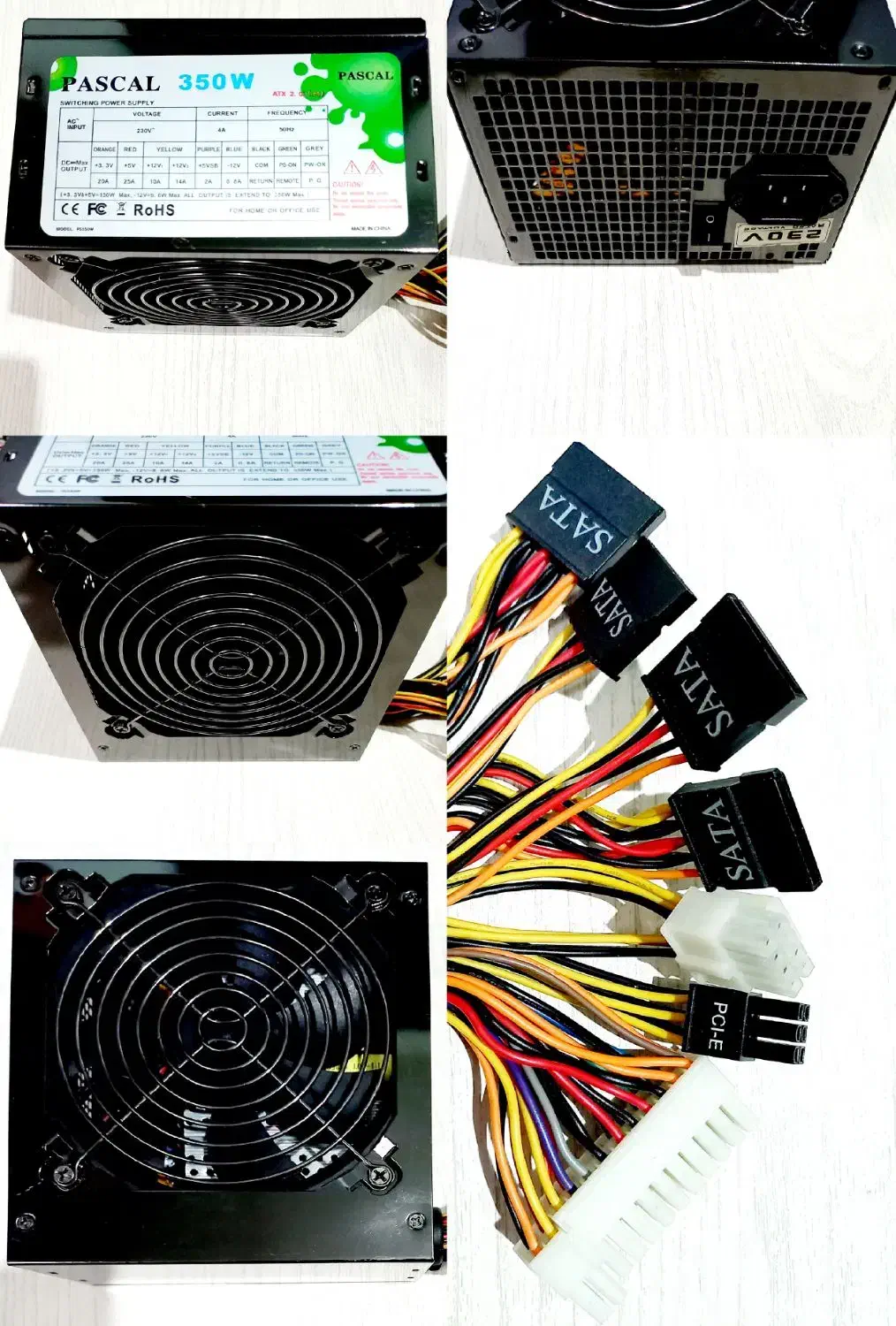 پاور کامپیوتر / 350W / کیس کامپیوتر / برچسب پلمب|قطعات و لوازم جانبی رایانه|کرمان, |دیوار