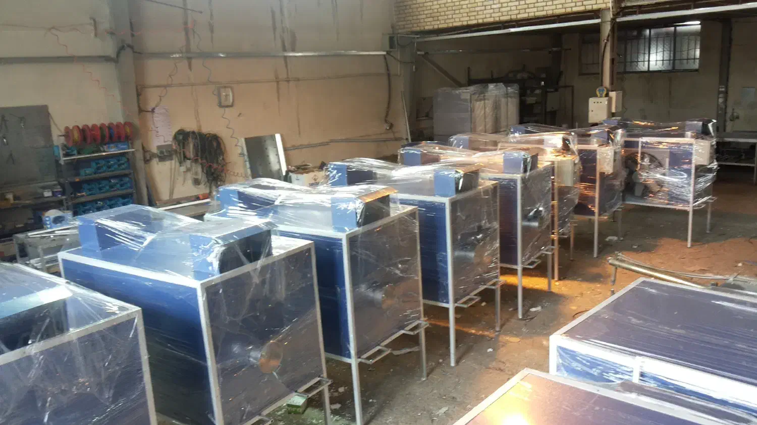 هیتر بخاری گلخانه کارگاه سالن پرورش قارچ 150|بخاری، هیتر، شومینه|سمنان, |دیوار