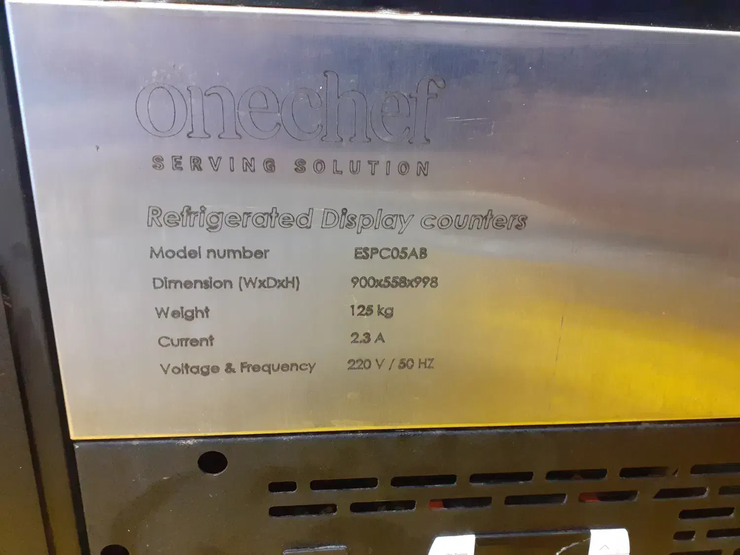 شوکیک یخچالی ۹۰ سانت خارجی onechef|کافی‌شاپ و رستوران|امیرکلا, |دیوار