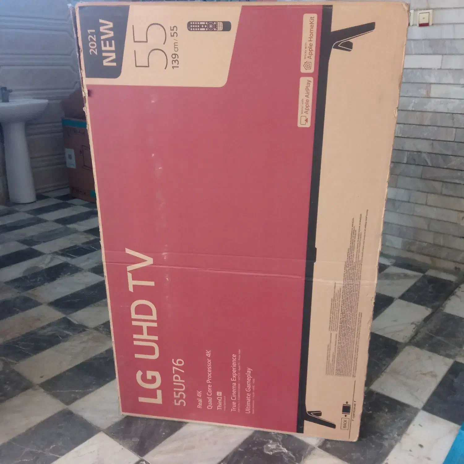 کارتون تلویزیون ال جی 55|تلویزیون و پروژکتور|بندر ترکمن, |دیوار