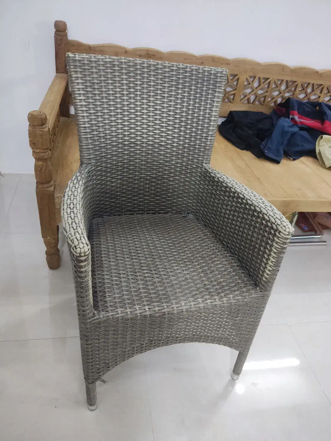 صندلی حصیری و فلزی|صندلی و نیمکت|مشهد, نظام دوست|دیوار