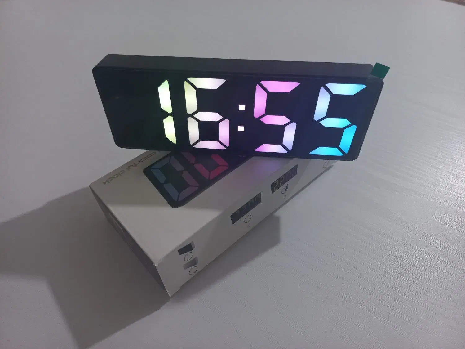 ساعت رومیزی دیجیتال مدل صفحه رنگی کیفیت HD LED|ساعت دیواری و تزئینی|تهران, شیخ هادی|دیوار