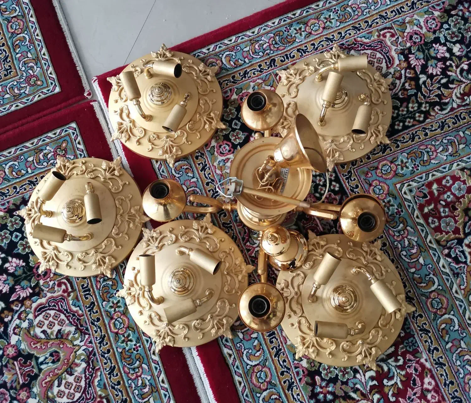 لوستربرنجی شرکت نورسازان|لوستر و چراغ آویز|مشهد, شهرک ابوذر|دیوار