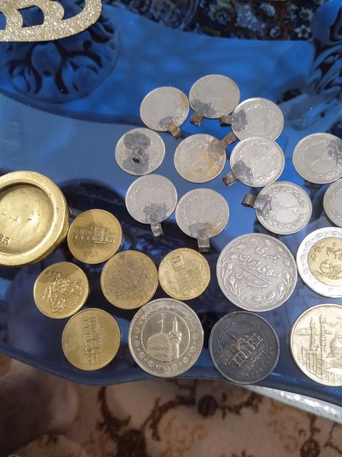 سکه های جمهوری وشاهنشاهی ووزنیه قدیمی|کلکسیون سکه، تمبر، اسکناس|گرمی, |دیوار