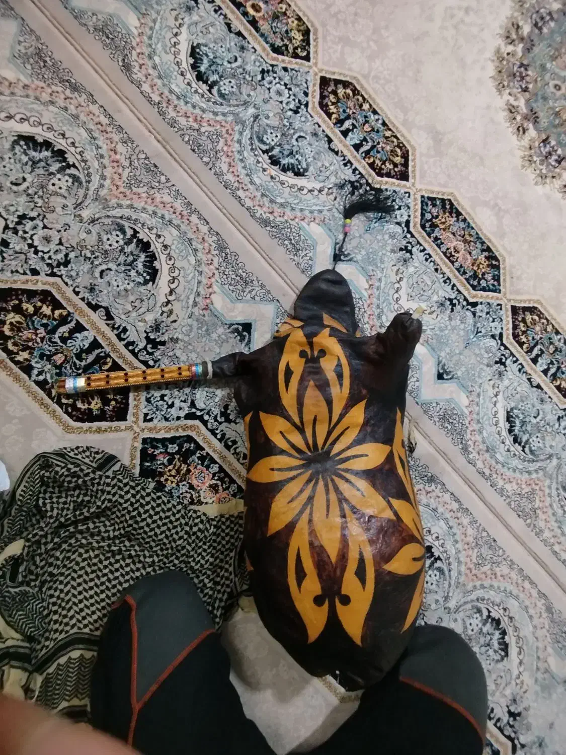 نی انبان خوش صدا و خوش خوان|سازهای بادی|خرم‌آباد, |دیوار