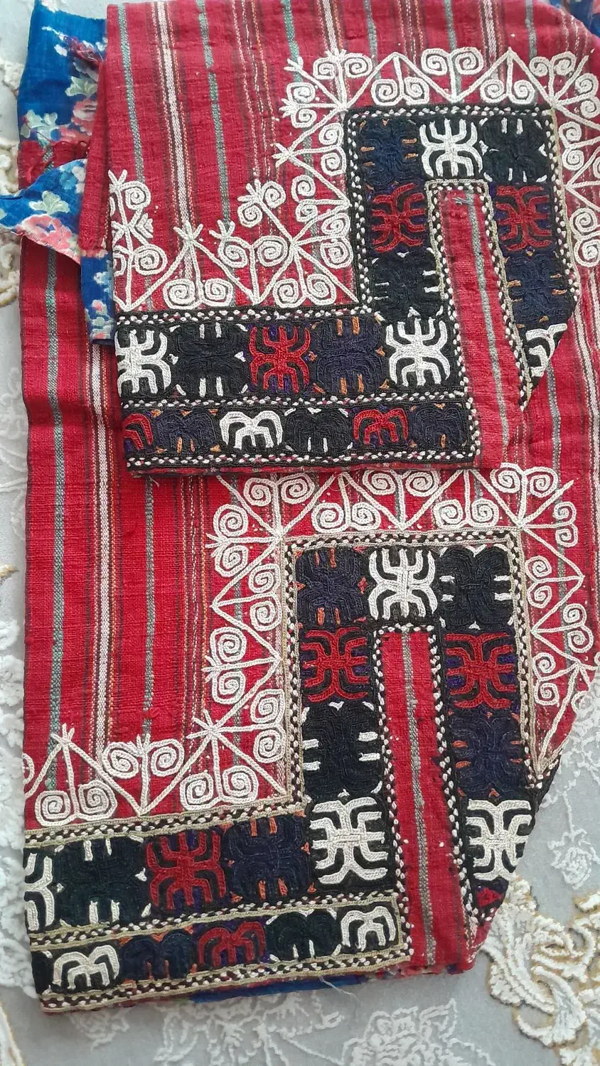 شلوار قدیمی دست دوز با پارچه کتن|لباس|سیجوال, |دیوار