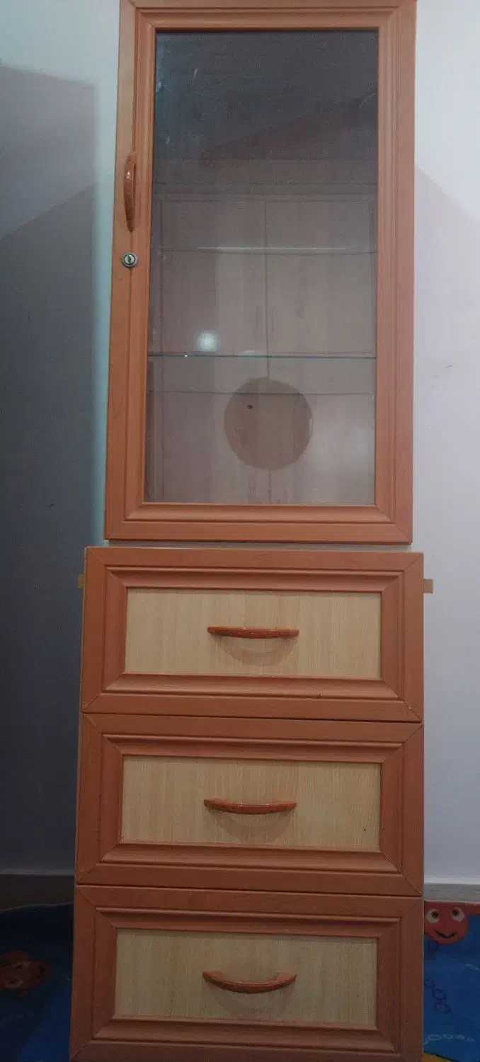 بوفه با دراورچوبی|بوفه، ویترین، کنسول|سوسنگرد, |دیوار