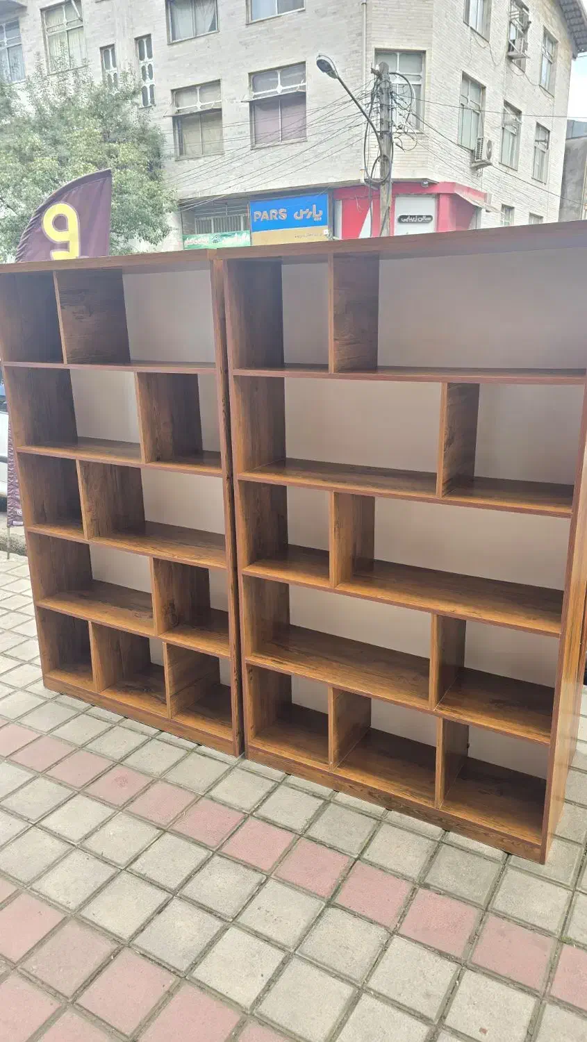 کتابخانه شلف پدر|کتابخانه، شلف، قفسه‌های دیواری|رشت, رودبارتان|دیوار