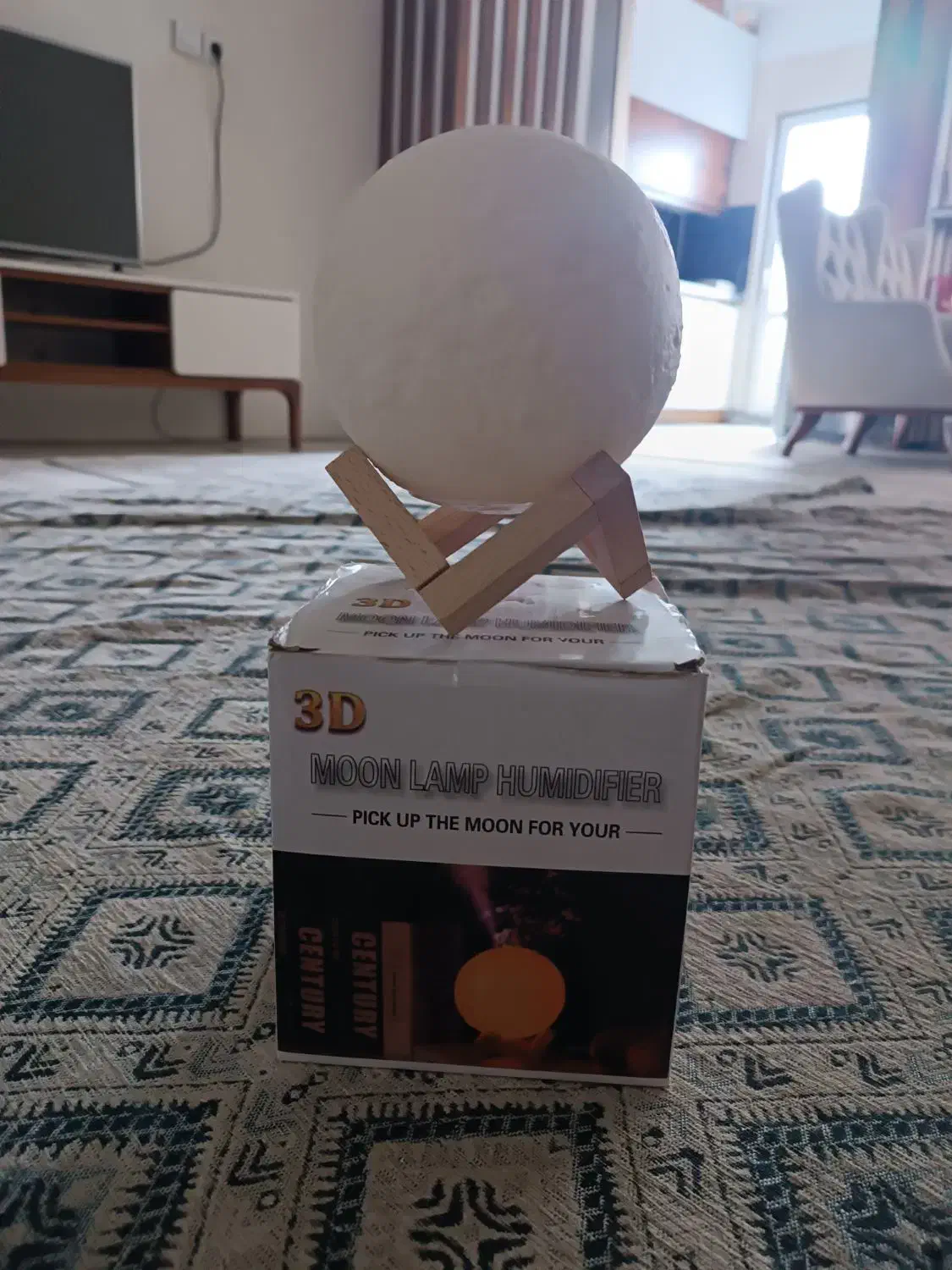 بخور طرح ماه بسیار زیبا در شب|پنکه و تصفیهکنندهٔ هوا|قزوین, |دیوار