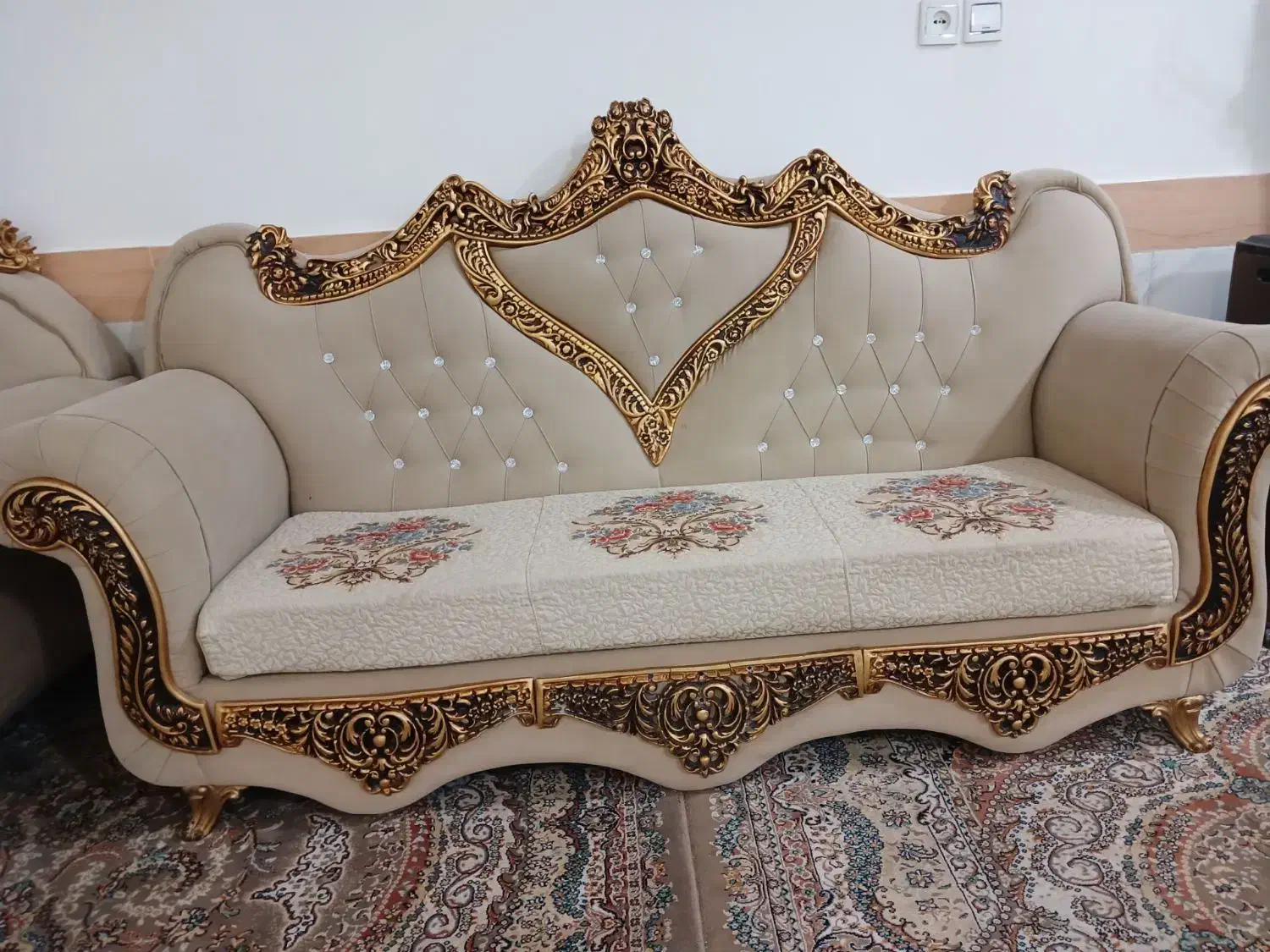 مبل 8 نفره کاملا نو  و سالم|مبلمان خانگی و میز عسلی|شهرآباد, |دیوار