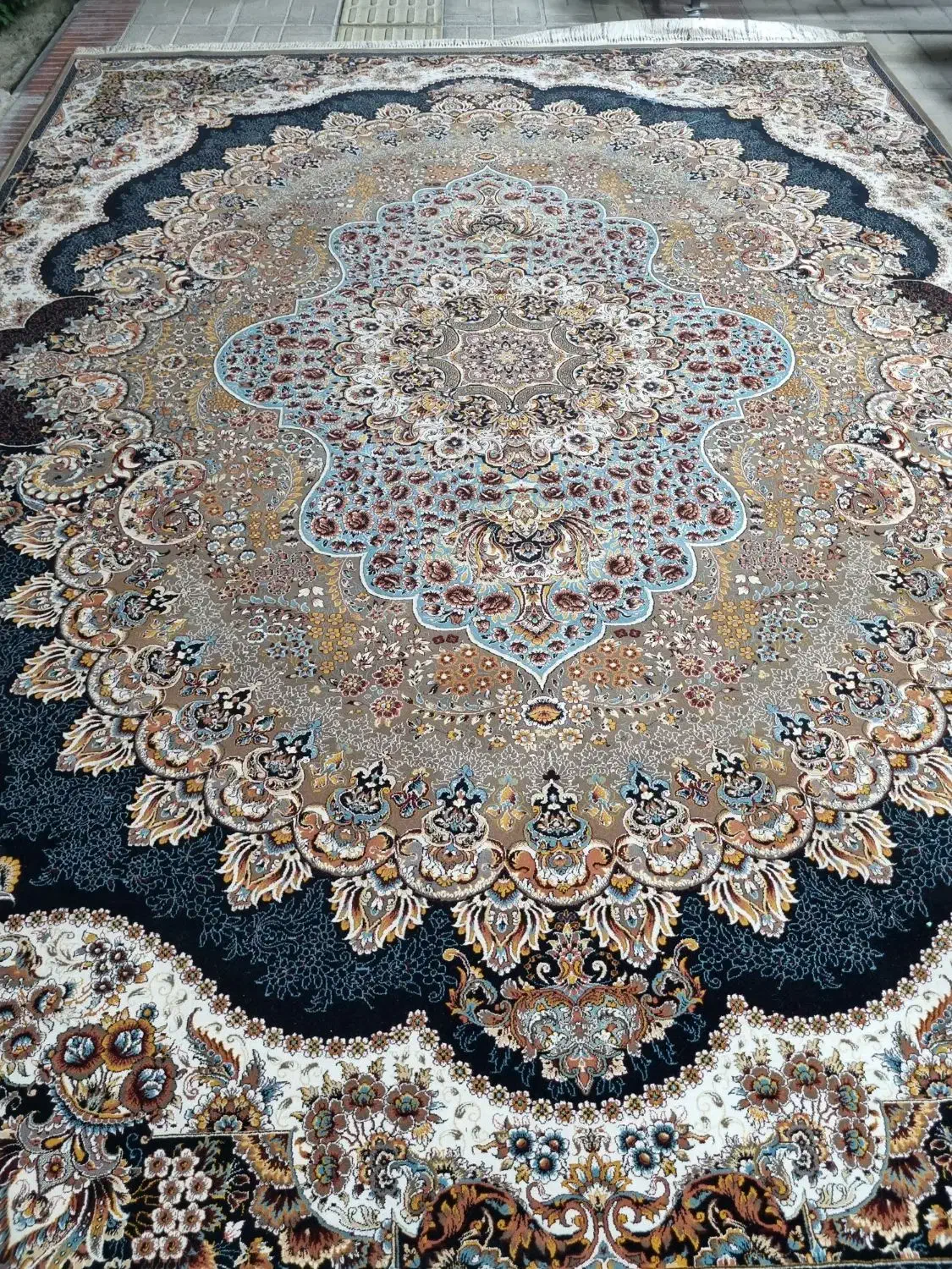 یک جفت۹ متری ۱۰۰۰شانه ارکیده|فرش|اصفهان, مارچین|دیوار