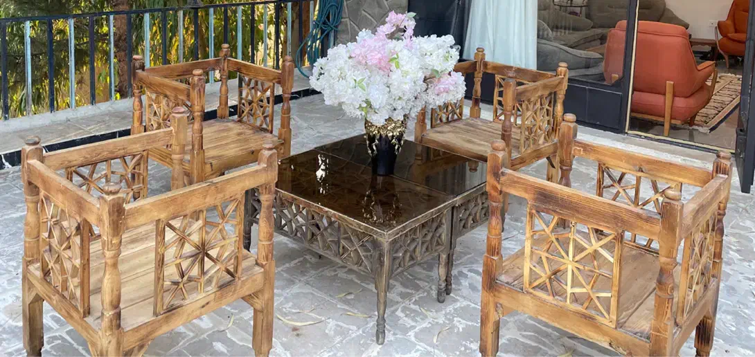 صندلی چوبی|کافی‌شاپ و رستوران|خرم‌آباد, |دیوار