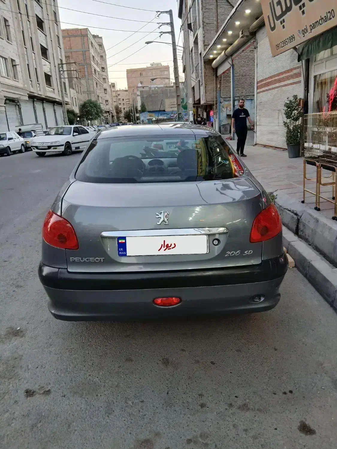 پژو ۲۰۶ sd بی رنگ ۸۹تا کار واقعی تیپ ۲|خودرو سواری و وانت|تهران, شهید رجایی|دیوار