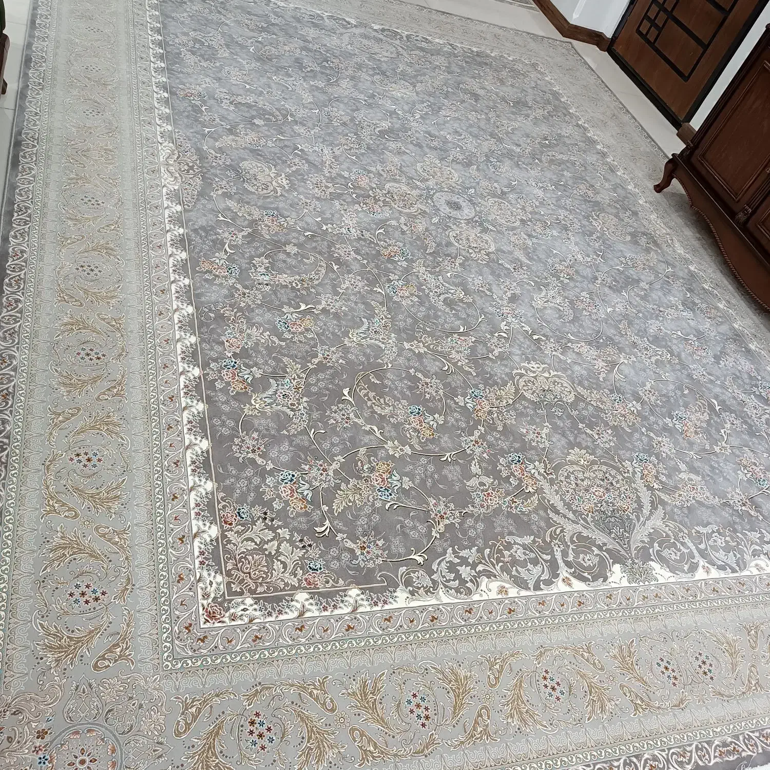 یک جفت فرش 12 متری کاملا نو|فرش|محمدیه-قزوین, |دیوار