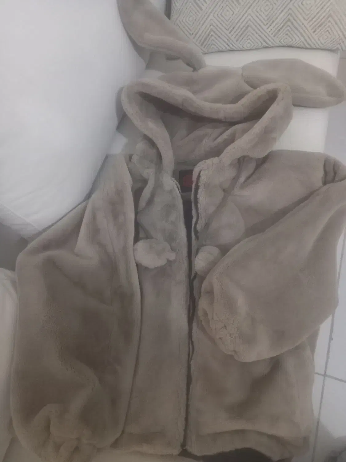 کاپشن تدی نرم خرگوشی|لباس|کرمانشاه, |دیوار