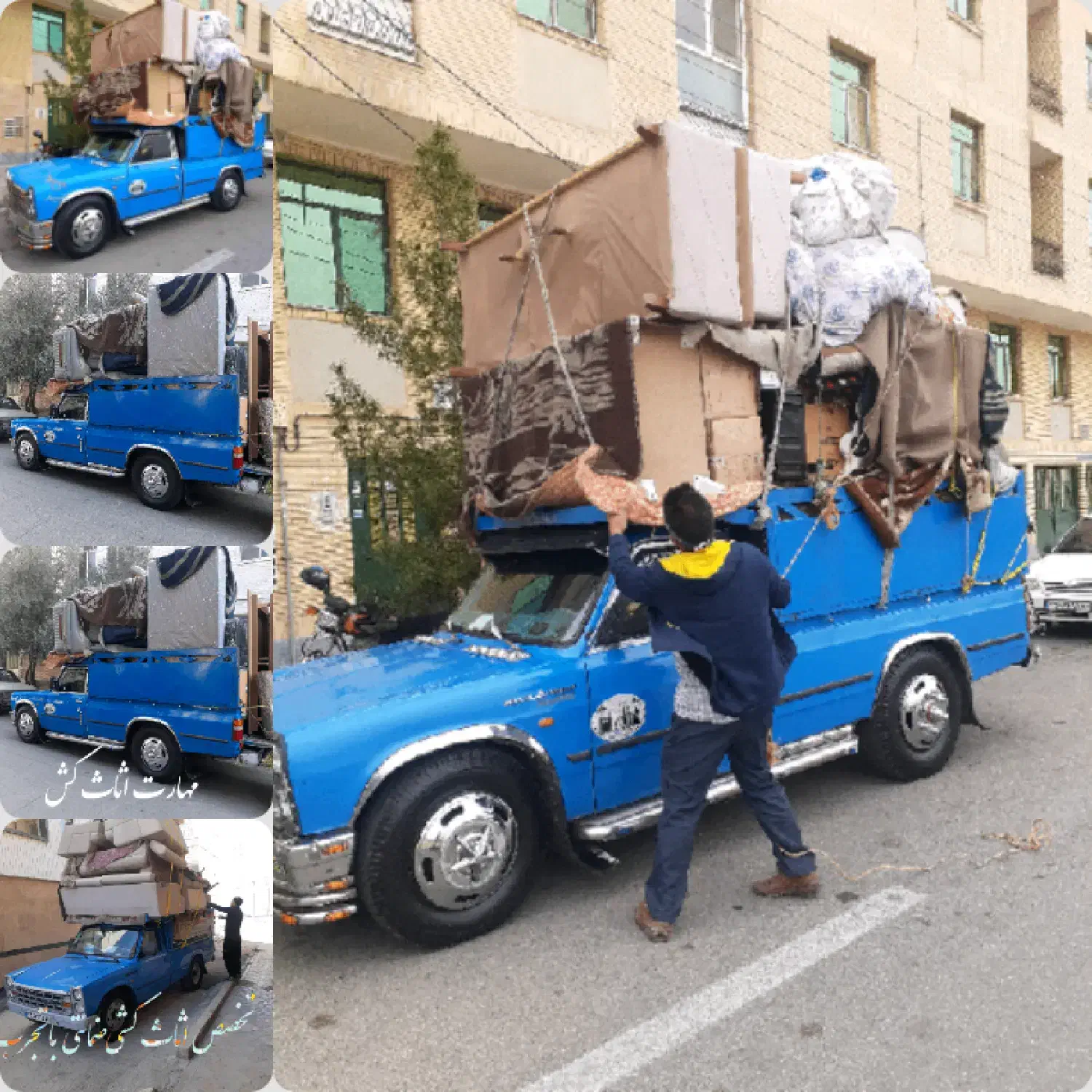 اثاث کشی مطمئن باایسوزو ونیسان باکارگران خبره|خدمات حمل و نقل|سمنان, |دیوار